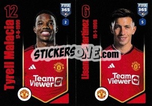 Sticker Tyrell Malacia / Lisandro Martínez - FIFA 365 2024
 n. 105 - Panini