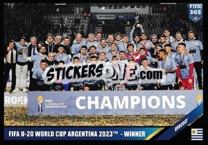 Sticker Uruguay - FIFA 365 2024
 n. 410 - Panini