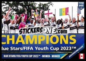 Sticker Vancouver Whitecaps - FIFA 365 2024
 - Panini