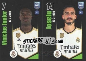Sticker Vinícius Júnior / Joselu - FIFA 365 2024
 n. 179 - Panini