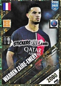 Sticker Warren Zaïre-Emery - Rising Stars