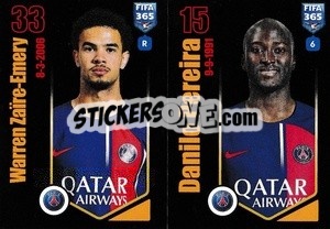 Sticker Warren Zaïre-Emery / Danilo Pereira - FIFA 365 2024
 n. 223 - Panini