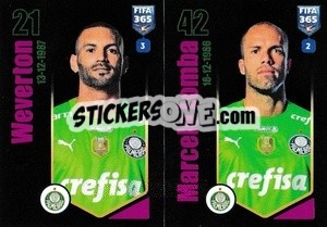 Sticker Weverton / Marcelo Lomba - FIFA 365 2024
 - Panini