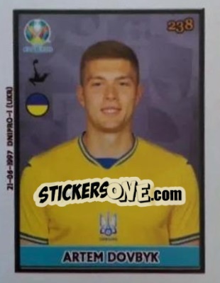Sticker Dovbyk - Euro 2020
 n. 238 - BOYCOL