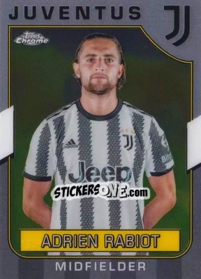 Sticker Adrien Rabiot - Juventus Chrome 2022-2023
 n. 8 - Topps
