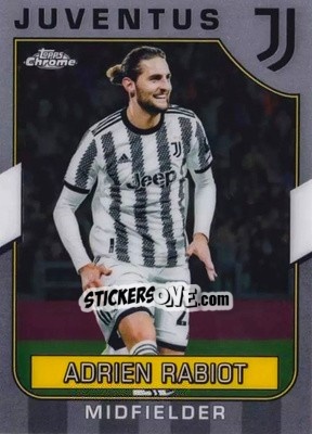 Sticker Adrien Rabiot - Juventus Chrome 2022-2023
 n. 36 - Topps