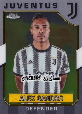 Sticker Alex Sandro - Juventus Chrome 2022-2023
 n. 5 - Topps