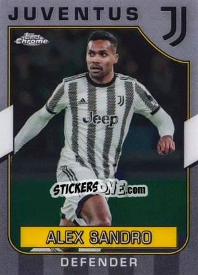 Sticker Alex Sandro - Juventus Chrome 2022-2023
 n. 33 - Topps