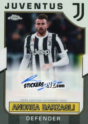 Sticker Andrea Barzagli - Juventus Chrome 2022-2023
 n. LE-AB - Topps