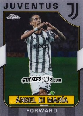 Sticker Angel Di Maria - Juventus Chrome 2022-2023
 n. 39 - Topps