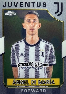 Sticker Angel Di Maria - Juventus Chrome 2022-2023
 n. 11 - Topps