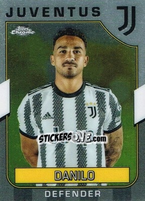 Sticker Danilo - Juventus Chrome 2022-2023
 n. 3 - Topps