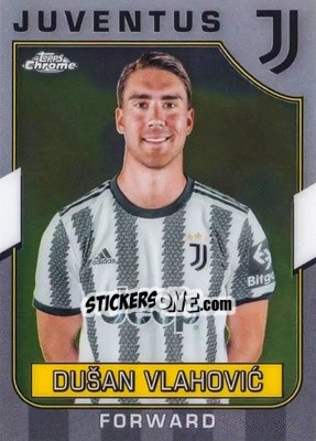 Sticker Dusan Vlahovic - Juventus Chrome 2022-2023
 n. 18 - Topps
