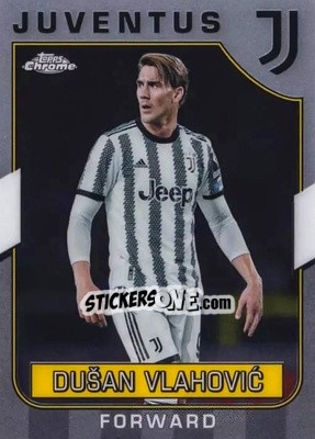 Sticker Dusan Vlahovic - Juventus Chrome 2022-2023
 n. 46 - Topps