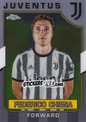Sticker Federico Chiesa - Juventus Chrome 2022-2023
 n. 7 - Topps