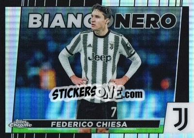 Sticker Federico Chiesa - Juventus Chrome 2022-2023
 n. BI7 - Topps