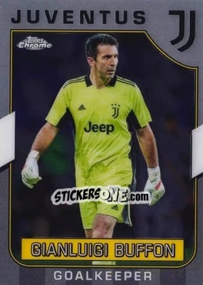 Sticker Gianluigi Buffon - Juventus Chrome 2022-2023
 n. 67 - Topps