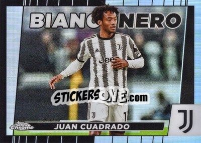 Sticker Juan Cuadrado - Juventus Chrome 2022-2023
 n. BI5 - Topps