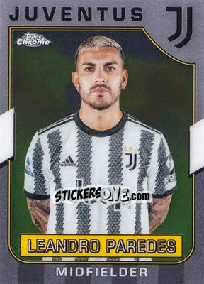 Sticker Leandro Paredes - Juventus Chrome 2022-2023
 n. 27 - Topps