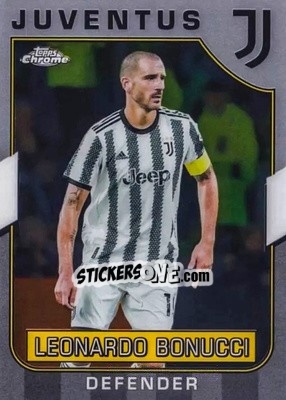 Sticker Leonardo Bonucci - Juventus Chrome 2022-2023
 n. 30 - Topps