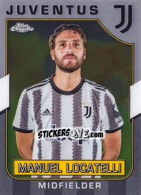 Sticker Manuel Locatelli - Juventus Chrome 2022-2023
 n. 16 - Topps