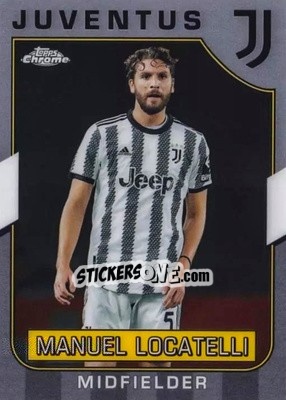 Sticker Manuel Locatelli - Juventus Chrome 2022-2023
 n. 44 - Topps