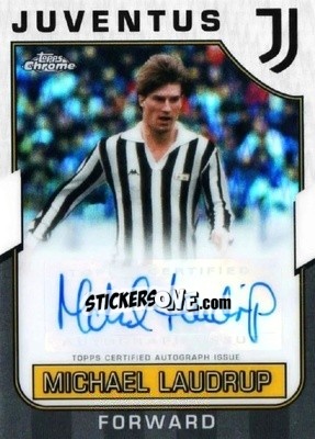 Sticker Michael Laudrup - Juventus Chrome 2022-2023
 n. LE-ML - Topps