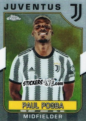 Sticker Paul Pogba - Juventus Chrome 2022-2023
 n. 13 - Topps