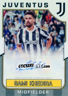 Sticker Sami Khedira - Juventus Chrome 2022-2023
 n. LE-SK - Topps