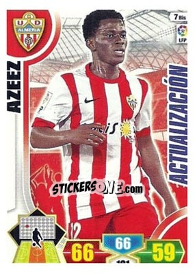 Sticker Azeez - Liga BBVA 2013-2014. Adrenalyn XL n. 7bis - Panini