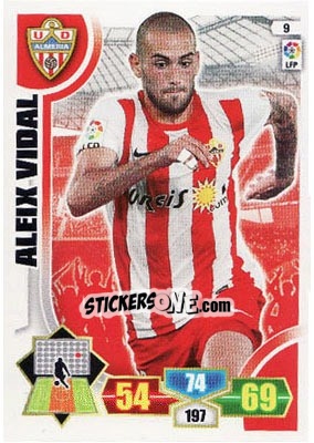 Sticker Aleix Vidal - Liga BBVA 2013-2014. Adrenalyn XL - Panini