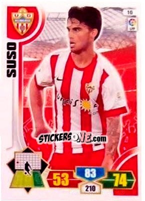 Sticker Suso - Liga BBVA 2013-2014. Adrenalyn XL n. 10 - Panini