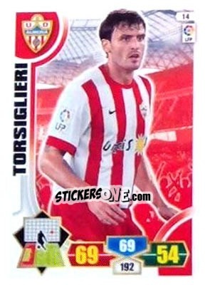 Sticker Torsiglieri - Liga BBVA 2013-2014. Adrenalyn XL n. 14 - Panini