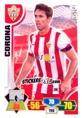 Figurina Corona - Liga BBVA 2013-2014. Adrenalyn XL - Panini