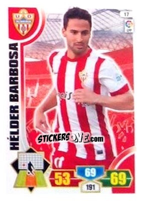 Sticker Helder Barbosa - Liga BBVA 2013-2014. Adrenalyn XL n. 17 - Panini