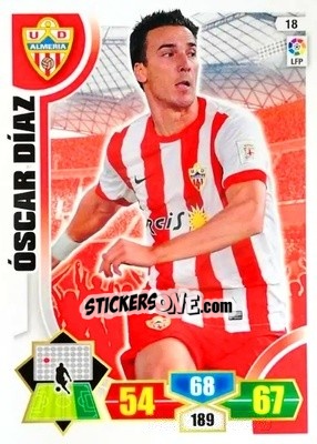 Sticker Oscar Diaz - Liga BBVA 2013-2014. Adrenalyn XL - Panini