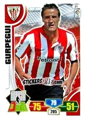 Sticker Gurpegui - Liga BBVA 2013-2014. Adrenalyn XL n. 21 - Panini