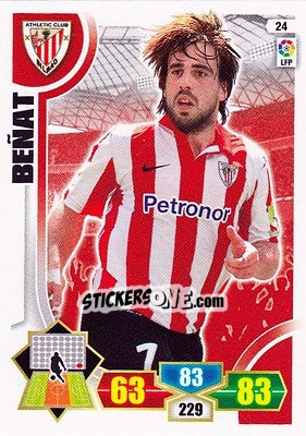 Sticker Benat - Liga BBVA 2013-2014. Adrenalyn XL - Panini