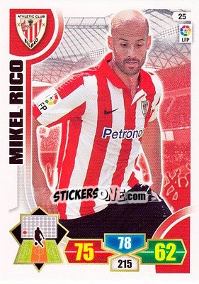 Sticker Mikel Rico - Liga BBVA 2013-2014. Adrenalyn XL n. 25 - Panini