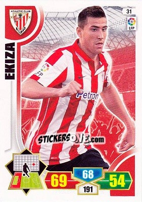 Sticker Ekiza - Liga BBVA 2013-2014. Adrenalyn XL n. 31 - Panini