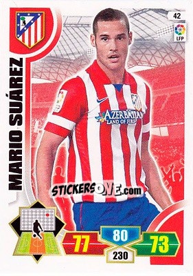 Sticker Mario Suárez - Liga BBVA 2013-2014. Adrenalyn XL - Panini