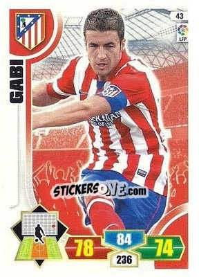 Sticker Gabi - Liga BBVA 2013-2014. Adrenalyn XL - Panini