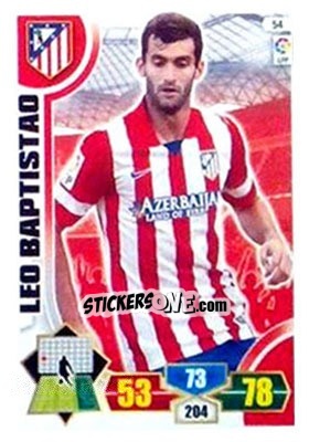 Figurina Leo Baptistao - Liga BBVA 2013-2014. Adrenalyn XL n. 54 - Panini