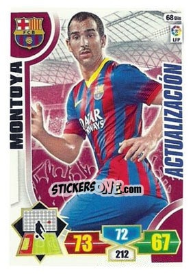 Cromo Montoya - Liga BBVA 2013-2014. Adrenalyn XL - Panini