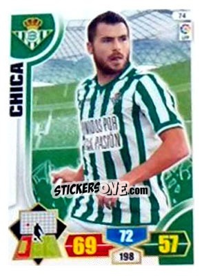 Sticker Chica - Liga BBVA 2013-2014. Adrenalyn XL n. 74 - Panini