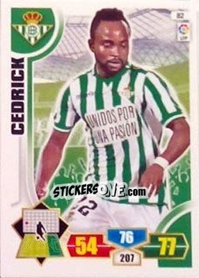 Sticker Cedrick - Liga BBVA 2013-2014. Adrenalyn XL n. 82 - Panini