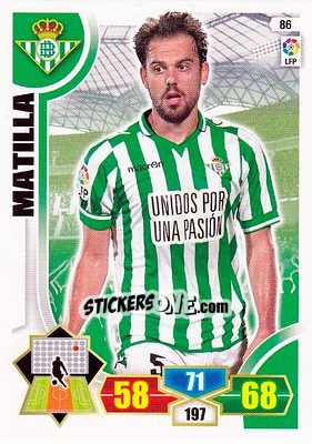 Cromo Matilla - Liga BBVA 2013-2014. Adrenalyn XL - Panini