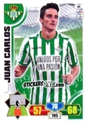 Cromo Juan Carlos - Liga BBVA 2013-2014. Adrenalyn XL - Panini