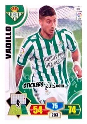 Sticker Vadillo - Liga BBVA 2013-2014. Adrenalyn XL n. 89 - Panini