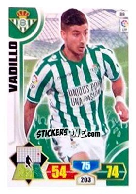 Cromo Vadillo - Liga BBVA 2013-2014. Adrenalyn XL - Panini